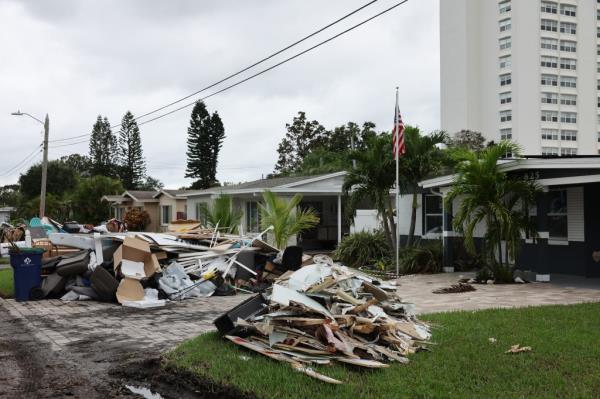 Hurricane Helene damage Florida