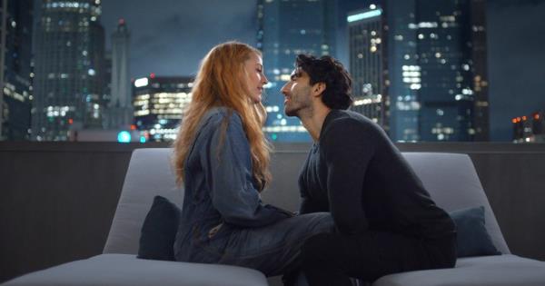 Blake Lively and Justin Baldoni in "It Ends with Us."